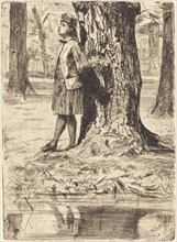 Seymour Standing under a Tree, 1859.