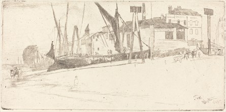 Chelsea Wharf, 1863.