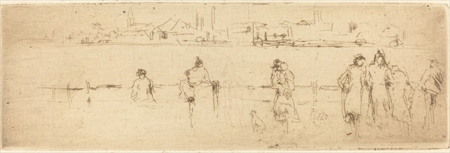 A Sketch on the Embankment.