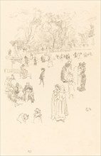 Nursemaids: "Les Bonnes du Luxembourg", 1894.