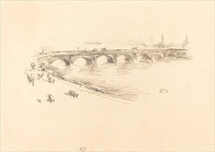 Evening, Little Waterloo Bridge, 1896.