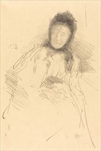Unfinished Sketch of Lady Haden, 1895.