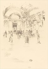 The Long Gallery, Louvre, 1894.