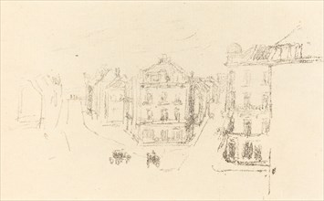 Trial Sketch: Grand Rue, Dieppe, c. 1891.