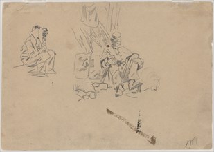 Two Soldiers Resting [verso], 1862.