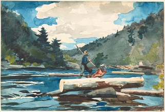Hudson River, Logging, 1891-1892.