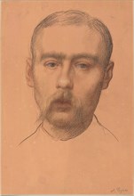 Head of a Man (Possible Portrait of Professor E.D. Adams).