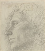 Head of a Man Facing Left.