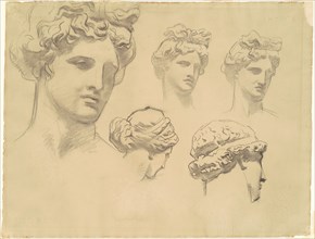 Studies for "Apollo and the Muses", c. 1921.