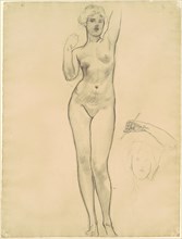 Studies of Aphrodite for "Aphrodite and Eros", 1919-1920.