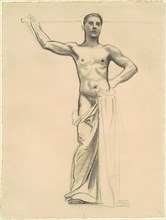 Study of Apollo for "Apollo and the Muses", c. 1921.