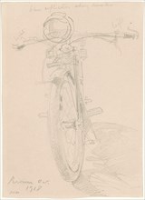 Motorcycle [recto], 1918.