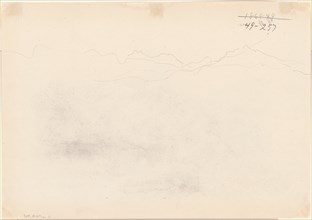 Mountains [verso], 1869.
