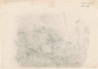 Tree Trunks [verso], 1868-1869.