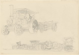 Gun Carriages, France, 1918.