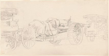 Cannon Trailers, France, 1918.