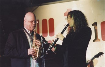John Altman and Julian Marc Stringle, NJA Benefit, 100 Club Oxford Street, London, 2008.