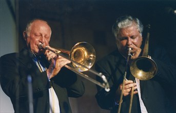 Roy Williams and Dan Barrett, Swinging Jazz Party, Blackpool, 2005.
