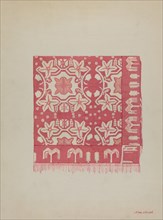Coverlet, c. 1936.