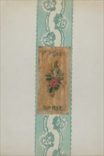 Bookmark, c. 1936.