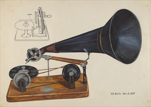 Gramophone, c. 1937.