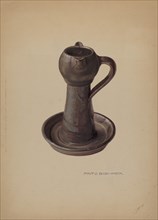 Pottery Lamp, c. 1938.