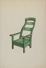 Wooden Chair, c. 1938.