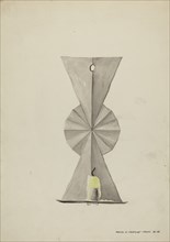 Tin Sconce, 1935/1942.