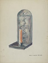 Tin Sconce, 1935/1942.