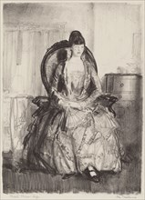 Lady with a Fan, 1921.