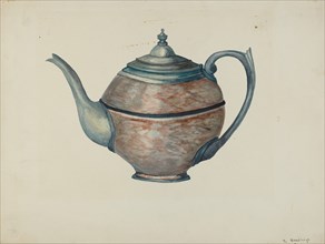 Pewter Teapot, c. 1936.