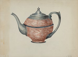 Pewter Teapot, c. 1936.