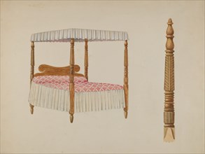 Four Post Bed, c. 1940.