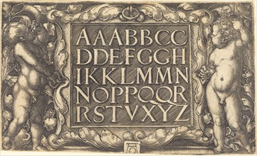 Alphabet, c. 1525/1555.