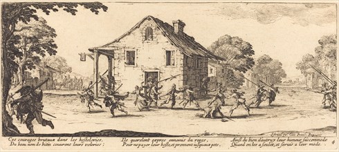 Scene of Pillage, 1633.