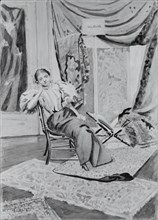 Girl on Chair, c. 1891.