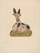 Chalkware Deer, c. 1937.