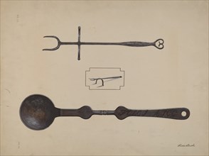Fork and Ladle, c. 1937.