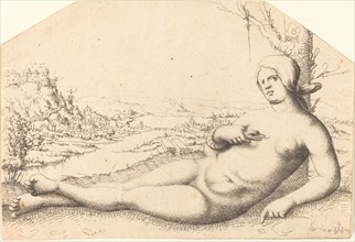 Death of Cleopatra, 1547. Creator: Augustin Hirschvogel.