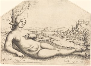 Death of Cleopatra, 1547. Creator: Augustin Hirschvogel.
