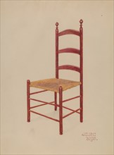 Ladderback Chair, c. 1937.