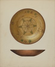 Pa. German Plate, c. 1938. Creator: Giacinto Capelli.