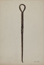 Rope Making Tool, c. 1938.