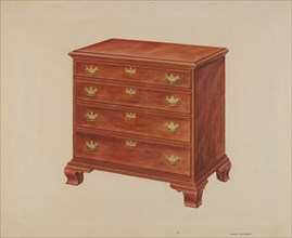 Chest of Drawers, c. 1937.