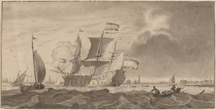 War Vessel in the Y, 1768.