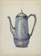 Pewter Coffee Pot, c. 1936.