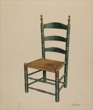 Ladder Back Chair, c. 1939.