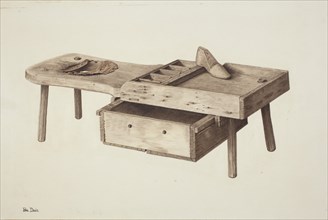 Shoemaker's Bench, c. 1941.