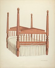 Zoar Four-Post Bed, c. 1937.