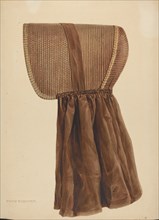 Zoar Summer Bonnet, c. 1937.